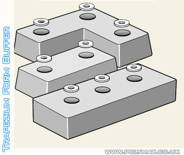Trapezium Rubber Buffers